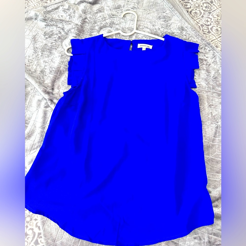 Blue blouse never worn…new